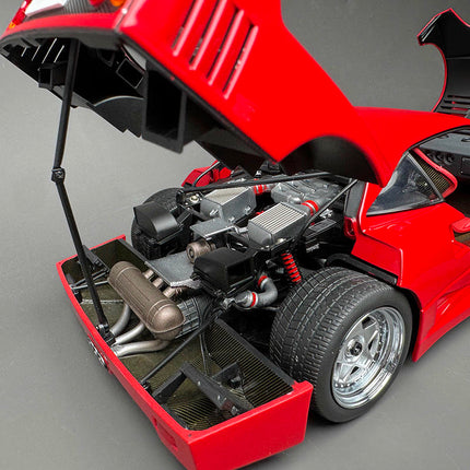 Montage Ferrari F40 Standard Red 1:18 Diecast Model Car - detailed model car replica