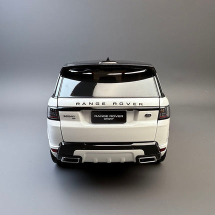 Whelart Land Rover Range Rover Sport White 1:18 Diecast Model Car - scale model for display