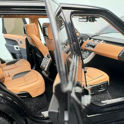Whelart Land Rover Range Rover Sport Black 1:18 Diecast Model Car - showroom-quality model replica