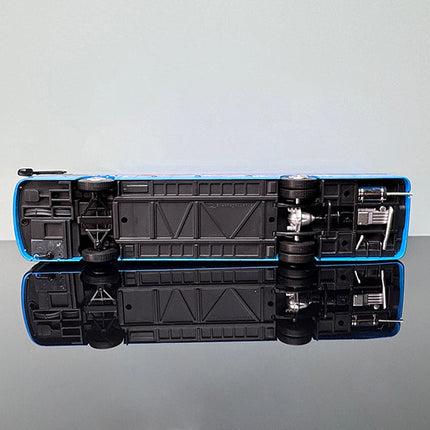 King Long Longwei II Bus Deep Blue 1:38 Diecast Model Bus - showroom-quality model replica