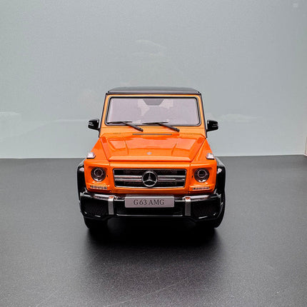 Almost Real Mercedes-Benz G63 2017 Orange 1:18 Diecast Model Car - collector edition scale model