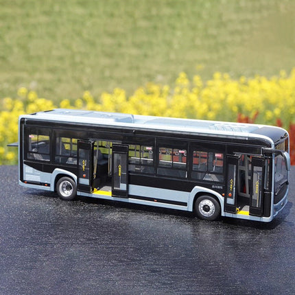 Original Manufacturer King Long XMQ6105G Bus with Lights 1:38 Diecast Model Bus - detailed collectible replica
