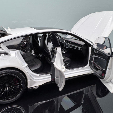 KengFai Audi RS7 ABT Modified Version White 1:18 Diecast Model Car - collector edition scale model
