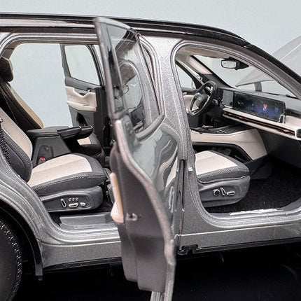 YX Car Model Changan Ford Edge L 2023 Gray 1:18 Diecast Model Car - detailed die-cast style model
