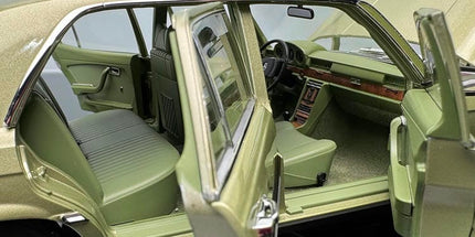Norev Mercedes-Benz 450SEL Light Green 1:18 Diecast Model Car - showroom-quality model replica