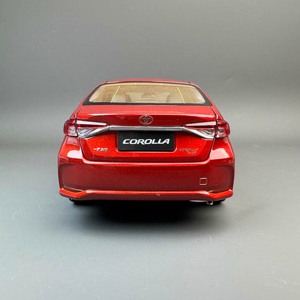Original Toyota Corolla 12th Gen Red 1:18 Diecast Model Car - premium collector scale model