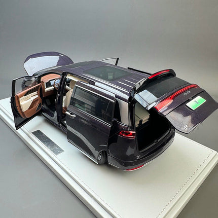 OEM BYD M9 Purple 1:18 Diecast Model Car - showroom-quality model replica