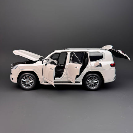 LCD Model Toyota Land Cruiser LC300 ZX Black 1:18 Diecast Model Car - detailed die-cast style model