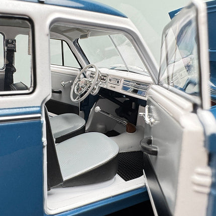 Original Volvo 1939 PV445 Duett Blue 1:18 Diecast Model Car - detailed die-cast style model