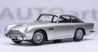 1:18 scale silver Aston Martin DB5 diecast model car with realistic detailing