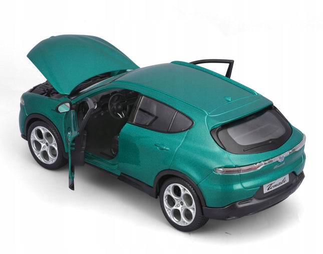 https://a.allegroimg.com/original/117a46/7b2c3b7c44a59f922243de0eacd0/Alfa-Romeo-Tonale-2022-Green-Bburago-1-24-Zielony-Model-Samochodu-21109-Stan-opakowania-oryginalne