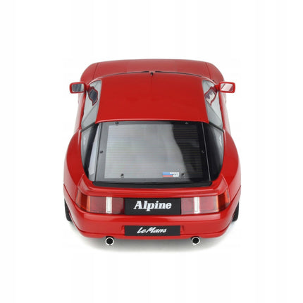 Alpine Renault GTA Le Mans 1991 Diecast Model Car 1:18, Custom Plates