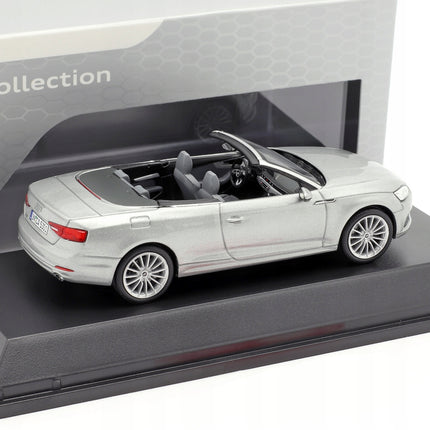 https://a.allegroimg.com/original/11882e/904683744fe699e63e4b2a7356fc/Audi-A5-Cabriolet-F5-2017-Florett-Silver-Spark-1-43-1-43-Model-Samochodu-Model-5011705331