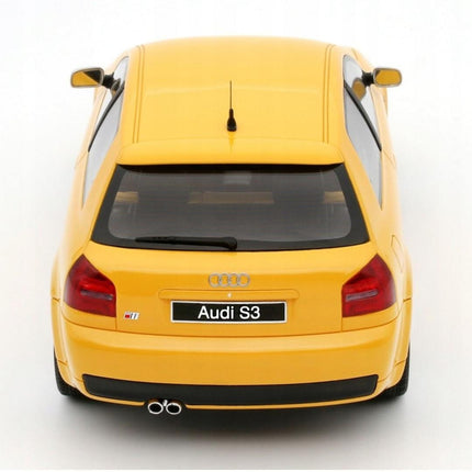 Audi S3 (8L) 1999 Imola Yellow OttOmobile 1:18 Diecast Car OT1080 Custom Plates