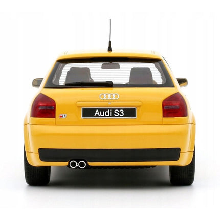 Audi S3 (8L) 1999 Imola Yellow OttOmobile 1:18 Diecast Car OT1080 Custom Plates