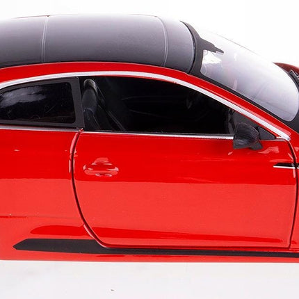 BBurago Audi RS5 1:24 Red Coupe Diecast | Metal Collectible Model | Custom License Plate