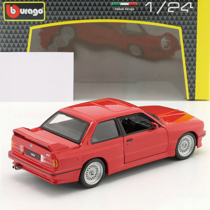https://a.allegroimg.com/original/1163bf/f86016694693894520b042f32196/BMW-E30-M3-3-Series-1988-Red-Bburago-1-24-Czerwony-Metalowy-Model-Samochodu-Marka-Bburago