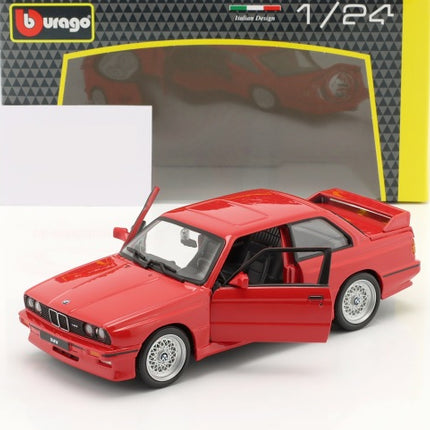 https://a.allegroimg.com/s720/11a7b2/d36497b9485f921b962b1d9fb699/BMW-E30-M3-3-Series-1988-Red-Bburago-1-24-Czerwony-Metalowy-Model-Samochodu-Stan-opakowania-oryginalne