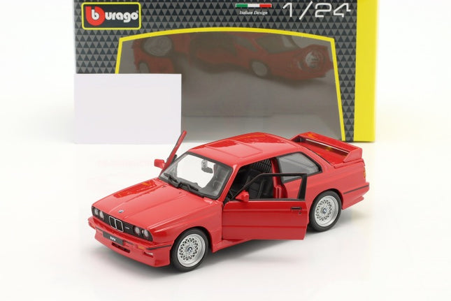 https://a.allegroimg.com/s720/11a7b2/d36497b9485f921b962b1d9fb699/BMW-E30-M3-3-Series-1988-Red-Bburago-1-24-Czerwony-Metalowy-Model-Samochodu-Stan-opakowania-oryginalne