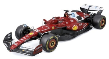 1:18 scale red Ferrari Formula 1 diecast model car with detailed sponsor decals