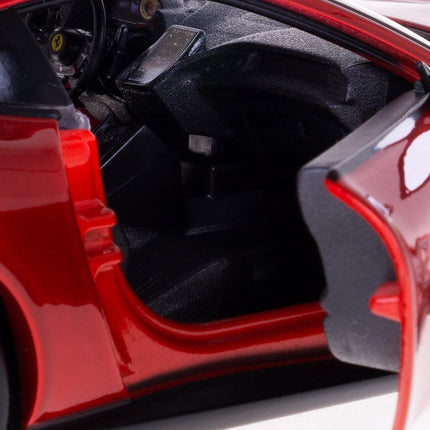 Bburago Ferrari Roma 2020 Red 1:24 Scale Diecast Model with Custom Plates