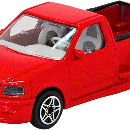 Bburago Ford SVT F-150 2024 Red 1:43 Diecast Model with Custom Plates