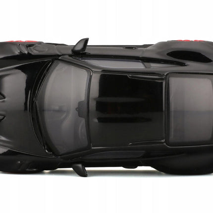 Bburago Porsche 911 GT3 RS 2018 Black 1:43 Diecast Model with Custom Plates