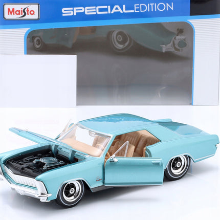 https://a.allegroimg.com/original/117d74/5c891597473382a4041fcca9cb25/Buick-Riviera-Gran-Sport-1965-Blue-Maisto-1-26-Niebieski-Model-Samochodu-Stan-opakowania-oryginalne