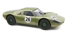 Olive green 1:18 scale diecast race car model with number 26 on doors and hood