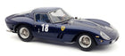 1:18 scale blue diecast Ferrari model car with racing number 18 and classic detailing