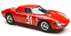 Red diecast model race car number 31 with Scuderia Filipinetti livery, 1:18 scale