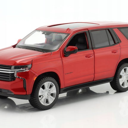 https://a.allegroimg.com/s720/1179a9/66d33837405c8cd9ce04ff0d98f2/Chevrolet-Tahoe-2021-Czerwony-Red-Maisto-1-26-1-26-31533-Rd-Model-Samochodu