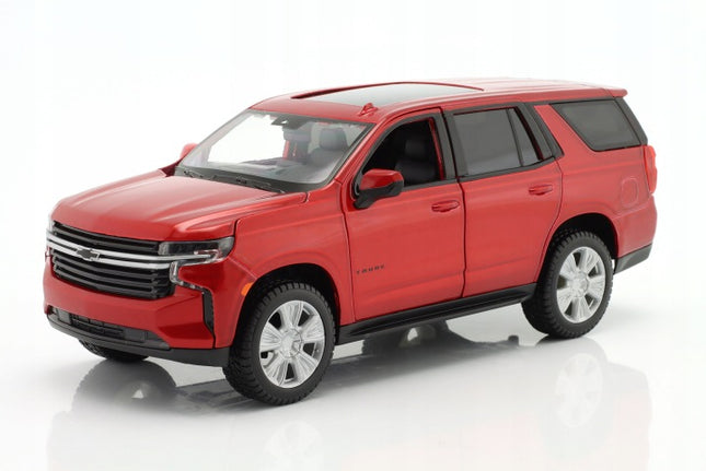 https://a.allegroimg.com/s720/1179a9/66d33837405c8cd9ce04ff0d98f2/Chevrolet-Tahoe-2021-Czerwony-Red-Maisto-1-26-1-26-31533-Rd-Model-Samochodu