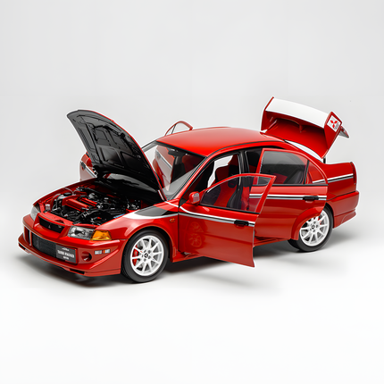 Motorhelix Mitsubishi Lancer Evolution VI 6.5 GSR T.M.E 1:18 Diecast Model Car - scale model for display