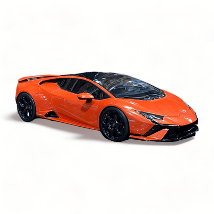 MR Collection Lamborghini Huracan Tecnica 1:18 Orange Diecast Model Car - detailed collector display model