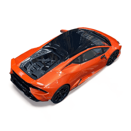 MR Collection Lamborghini Huracan Tecnica 1:18 Orange Diecast Model Car - detailed die-cast style model