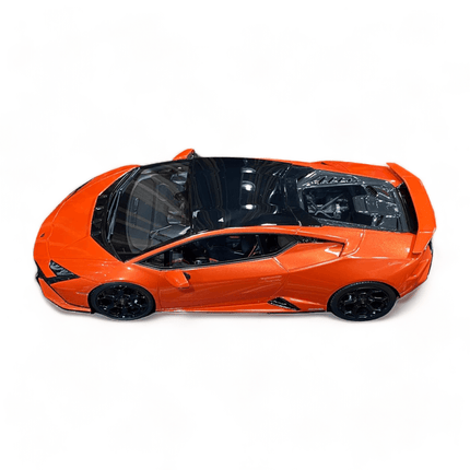 MR Collection Lamborghini Huracan Tecnica 1:18 Orange Diecast Model Car - showroom-quality model replica