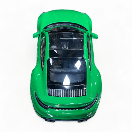 Minichamps Porsche 911 Turbo S 1:18 Resin Model Car Green - showroom-quality model replica