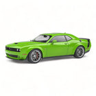 Solido 1:18 Diecast Dodge Challenger R/T SCAT Green Model Car - detailed collector display model