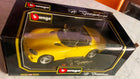 Bburago 1/18 Dodge Viper RT/10 1996 Yellow Diecast Model Car - detailed collector display model