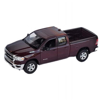Dodge RAM 1500 2019 Welly 1:27 Diecast Model Car Metal Collector Scale Model with Custom Plates