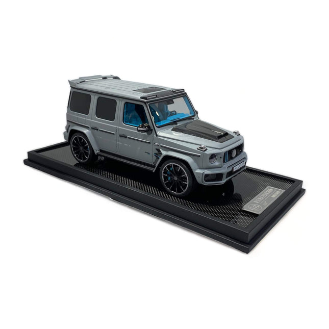 Motor Helix Mercedes-Benz BRABUS 800 1:18 Matt Grey Limited Edition Resin Model - studio product photo of the scale model
