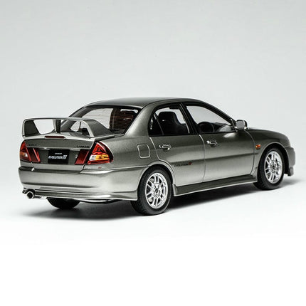 Motorhelix Mitsubishi Lancer Evolution IV Steel Silver 1:18 Diecast Model Car - fine detailed model replica