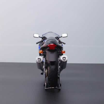 LCD Model Suzuki GSX-1300R Hayabusa Motorcycle Black 1:12 Diecast Model Motorcycle - detailed die-cast style model