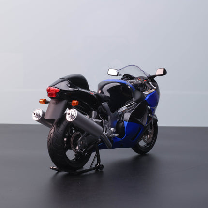 LCD Model Suzuki GSX-1300R Hayabusa Motorcycle Black 1:12 Diecast Model Motorcycle - collector edition scale model