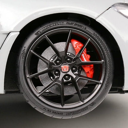 Motorhelix Honda Civic Type R FL5 Supersonic Gray 1:18 Diecast Model Car - showroom-quality model replica