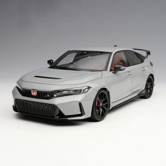 Motorhelix Honda Civic Type R FL5 Supersonic Gray 1:18 Diecast Model Car - detailed collector display model