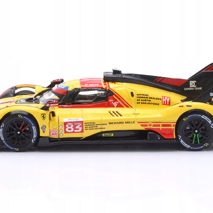 https://a.allegroimg.com/original/117092/381dd6b84d3dadc417f2f76cab5d/Ferrari-499P-3-0L-Turbo-V6-AF-Corse-83-Kubica-24h-LeMans-2024-Bburago-1-43-Skala-skala-1-43