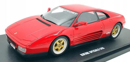 Ferrari 348 Twin Turbo Koenig Special 1994 Rosso Corsa Red GT Spirit 1:18 Diecast Model GT472 With Custom Number Plates