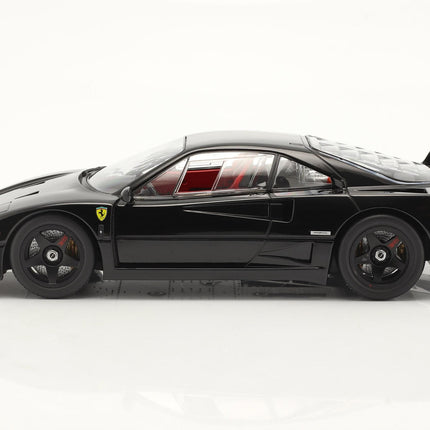 Ferrari F40 Lightweight 1990 1:18 Diecast Model KK Scale Nero Black Classic Supercar Collector Model
